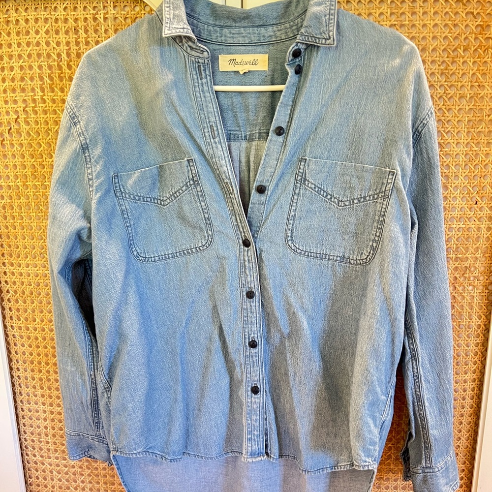 Loose & thin jean top / jacket